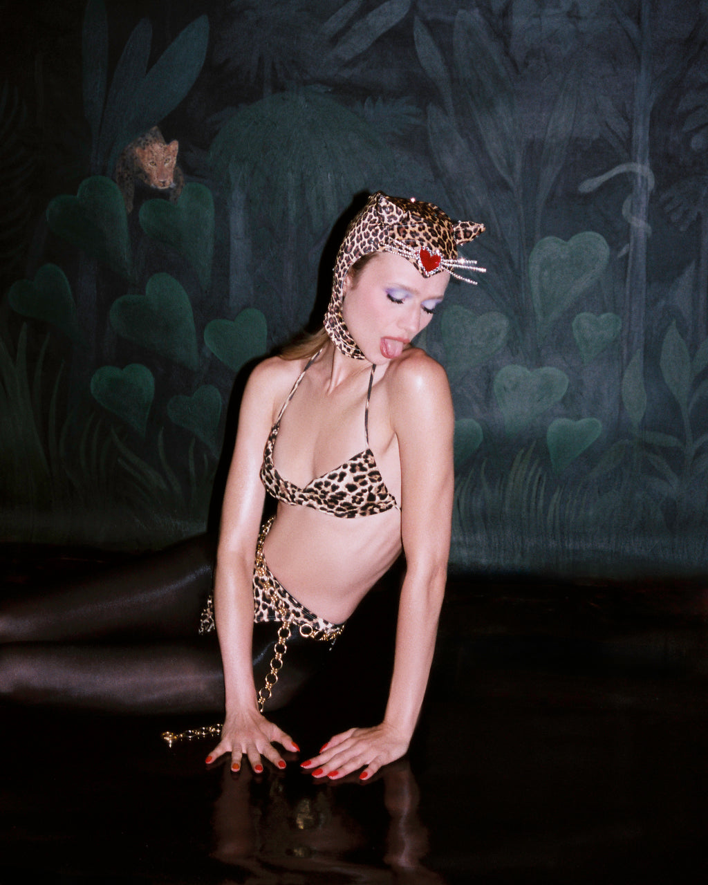 CHACHA TOP - LEOPARD SKIN