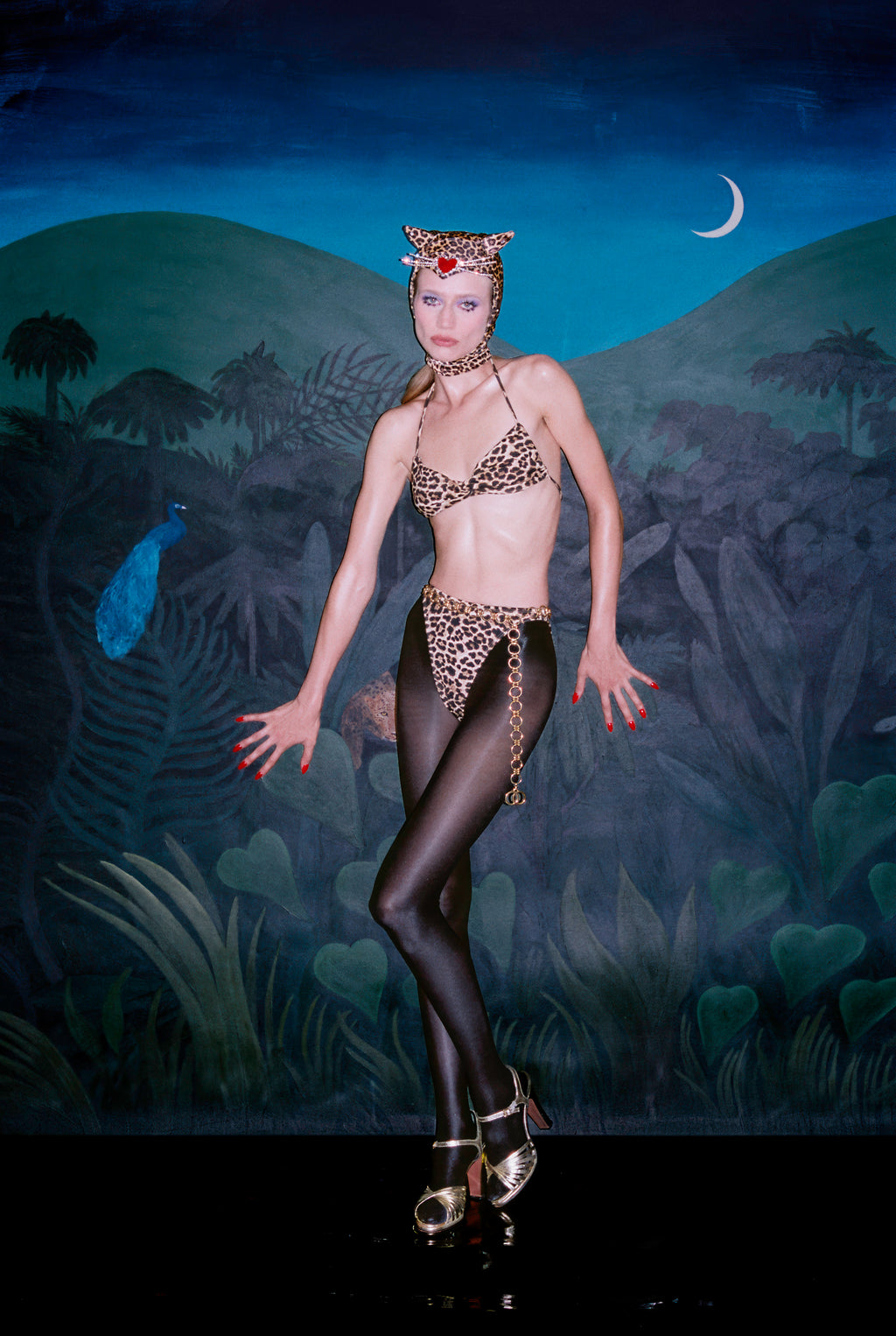 CHACHA TOP - LEOPARD SKIN