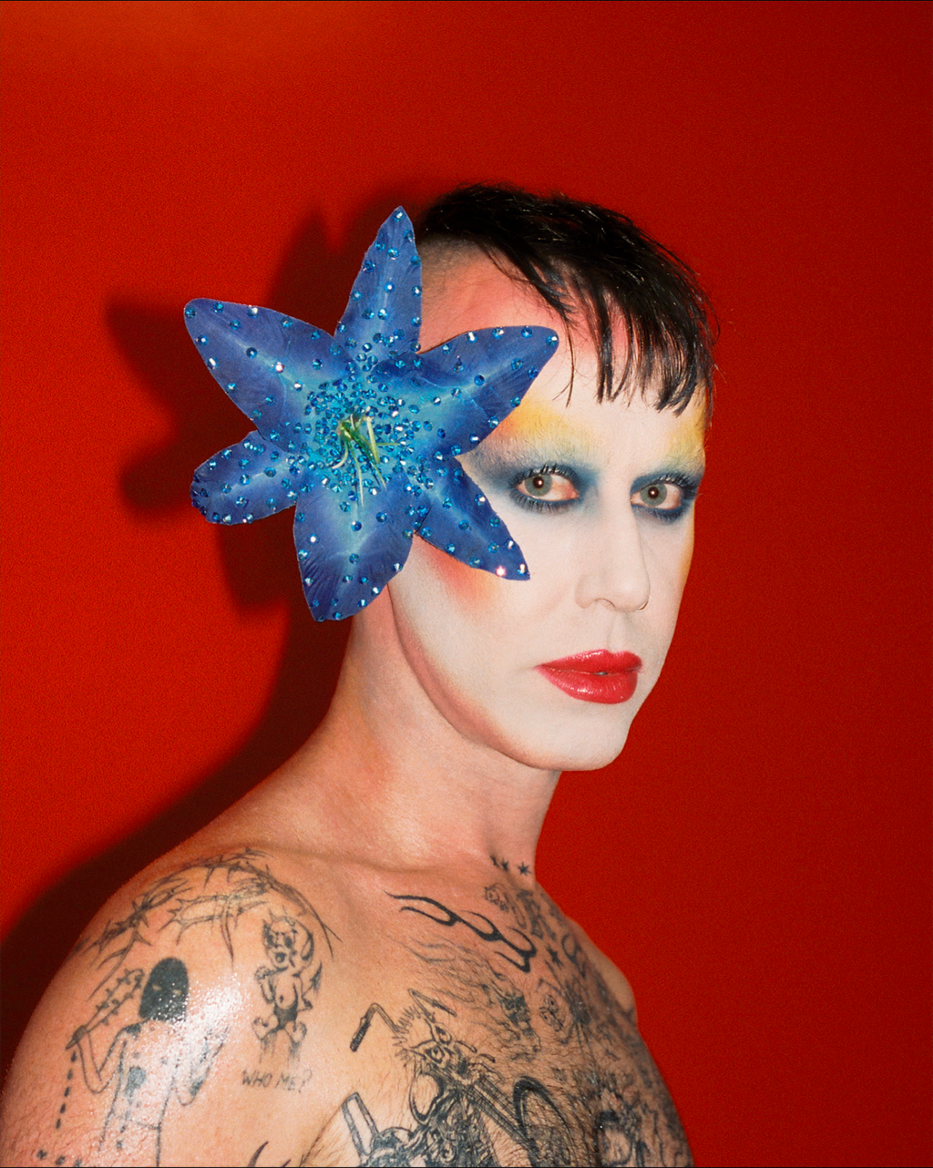 THE TROPICAL GAL FLOWER - BLUE