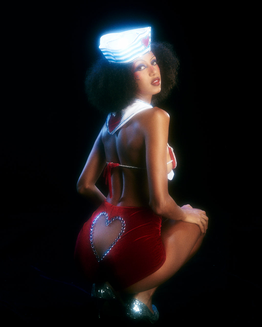 I WEAR MY HEART ON MY BOOTY SHORTS