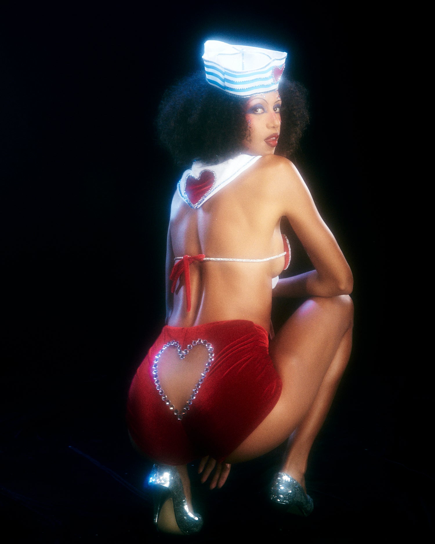 I WEAR MY HEART ON MY BOOTY SHORTS