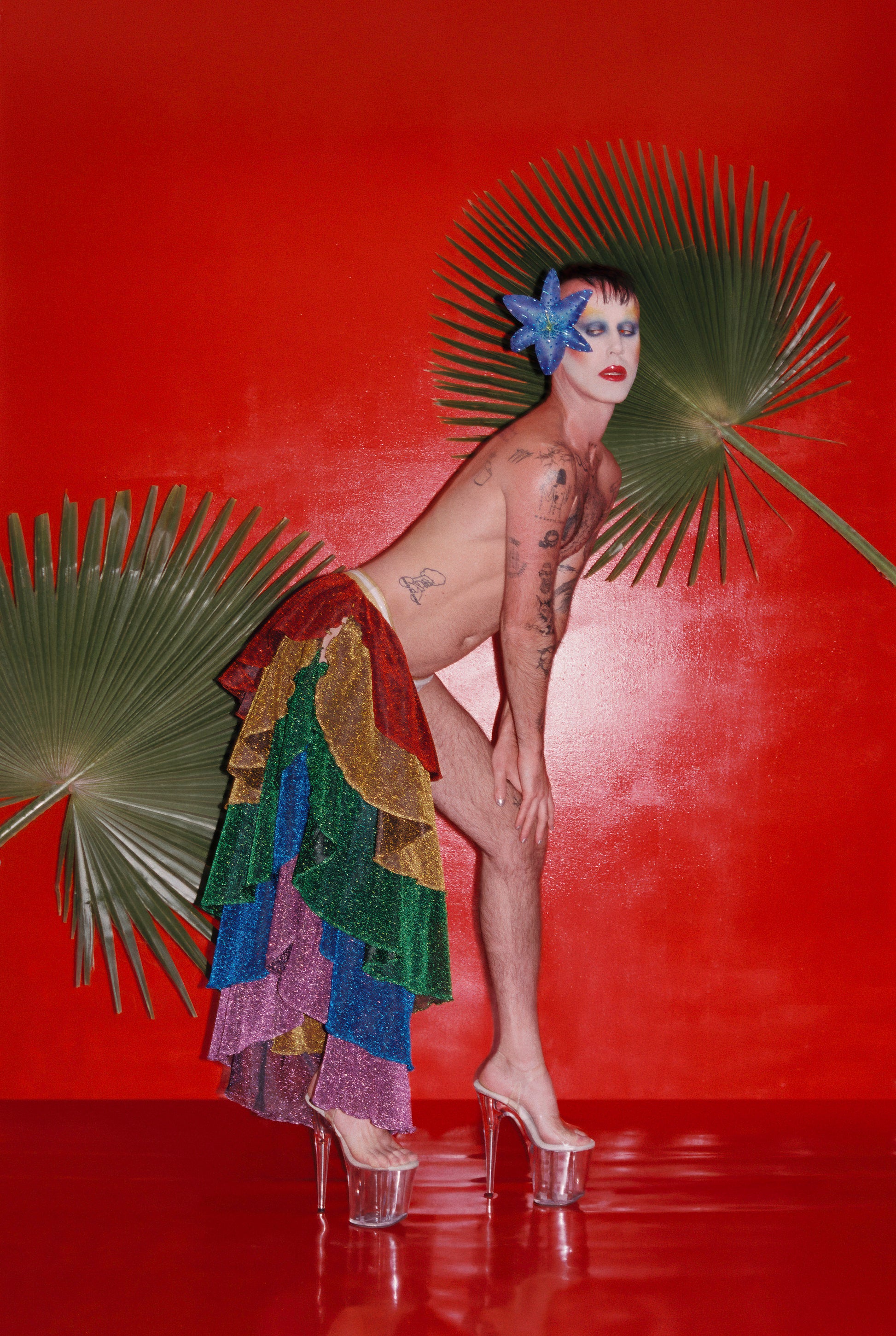 THE TROPICAL GAL FLOWER - BLUE