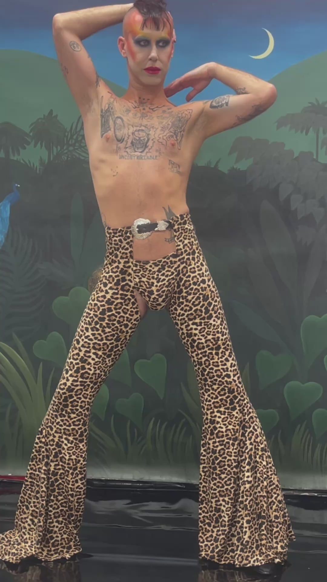 LEOPARD SIREN CHAPS